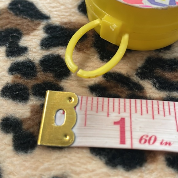 BARBIE Doll 💕 Accessories Lot Vintage 90s Neon Yellow Purse Mini 1990's Toys - Picture 15 of 17